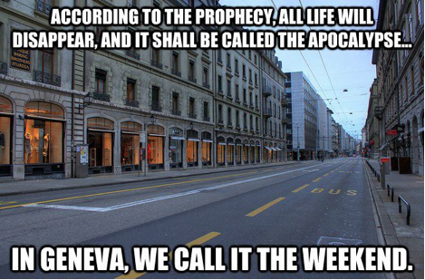 Genève, future ville du botellón ?