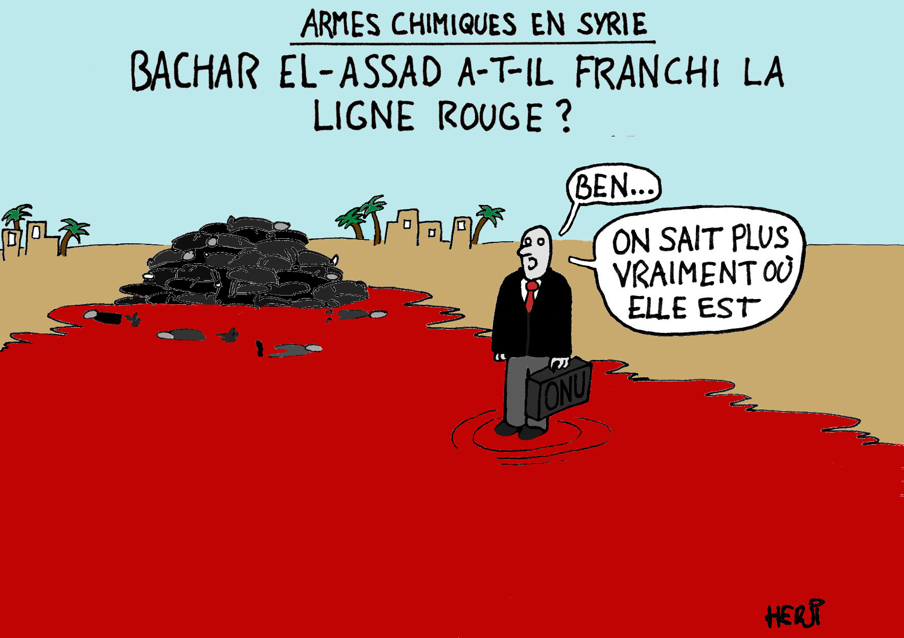 Armes chimiques en Syrie | Bachar el-Assad a-t-il franchi la ligne rouge?