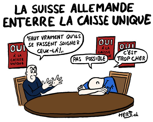La Suisse allemande enterre la caisse unique