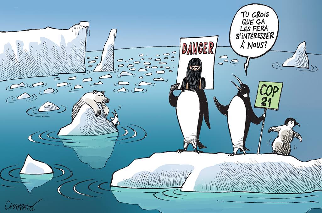 Sommet climatique dans une période sombre