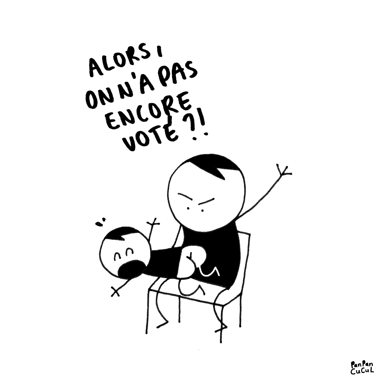 Petit(e) coquin(e) va.