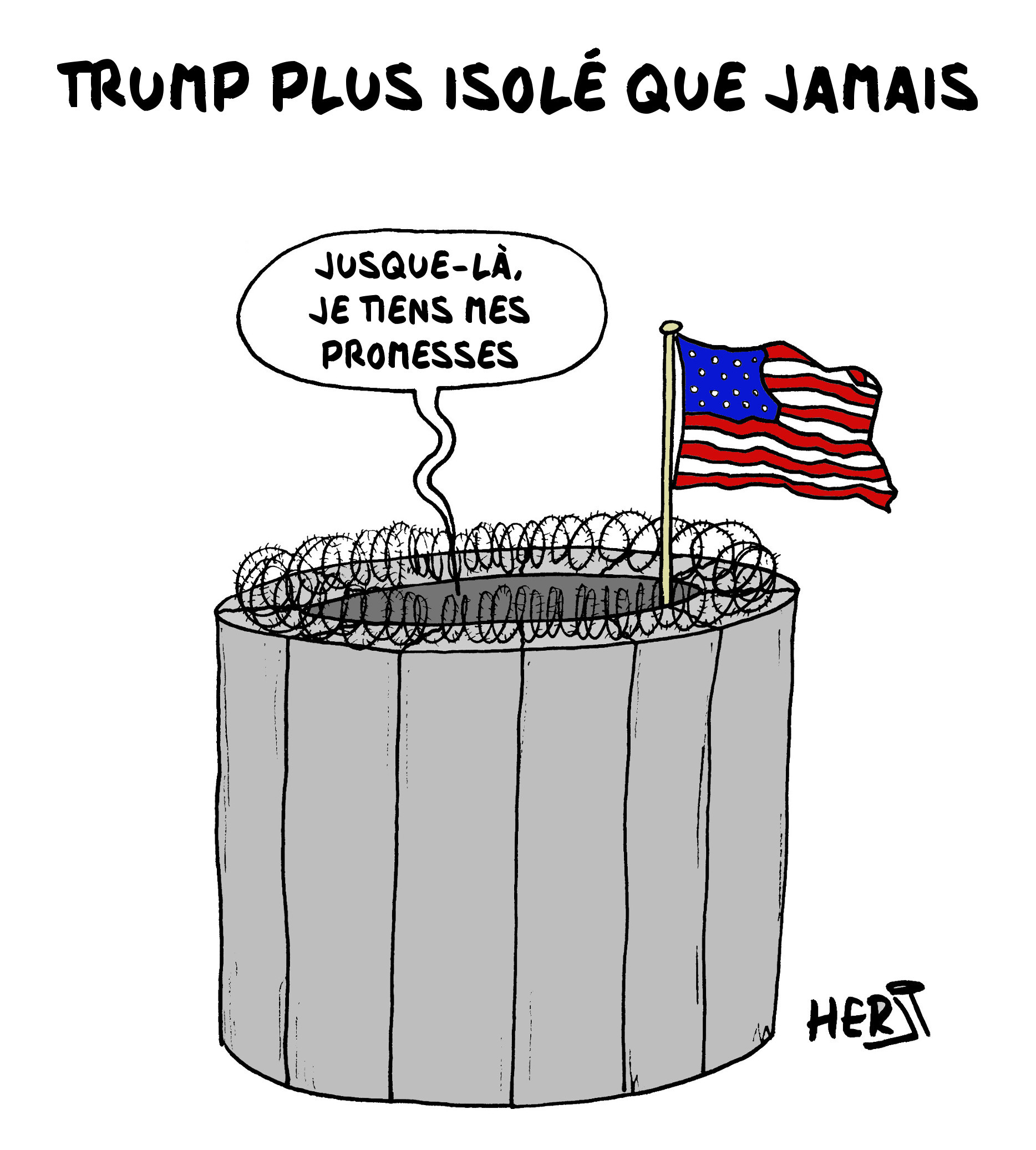 Trump plus isolé que jamais