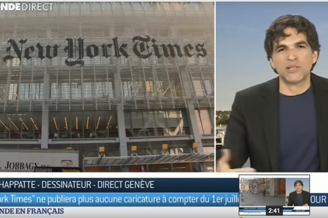La fin du dessin politique au New York Times
