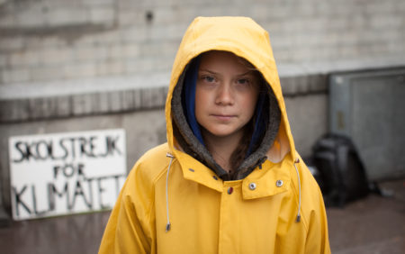 jet d'encre Il ne faut pas avoir peur de Greta Thunberg